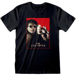 Offizielle The Lost Boys Kino Poster Schwarze Unisex T-Shirt
