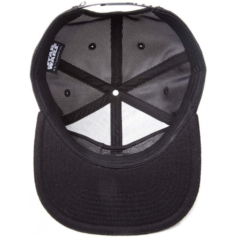 Darth Vader Cap mit Metall Logo | Dark Side Star Wars Trucker Snapback Caps Mützen Basecaps Hats