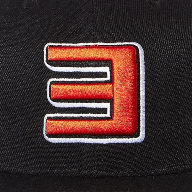 Eminem Reverse E Schwarze Snapback Cap - Aftermath Entertainment Kappen