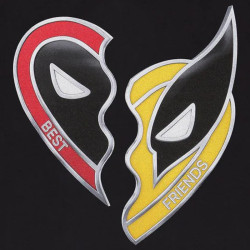 Deadpool 3 T-Shirt – Best Friends Schwarzes Unisex Shirt für Fans des Antihelden