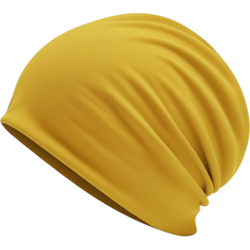 Sylt Brands Chemomütze – Weiche Unisex Slouch Beanie in Senfgelb
