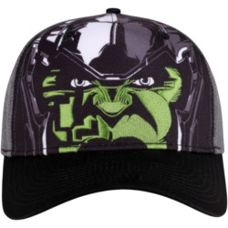 Ragnarok Hulk Cap – Schwarzes Design mit grünem Marvel Motiv