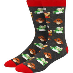 Mario, Luigi, Gumba & 1-Up Pilz Socken