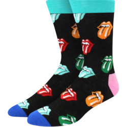 Rolling Stones Lippen Logo Socken