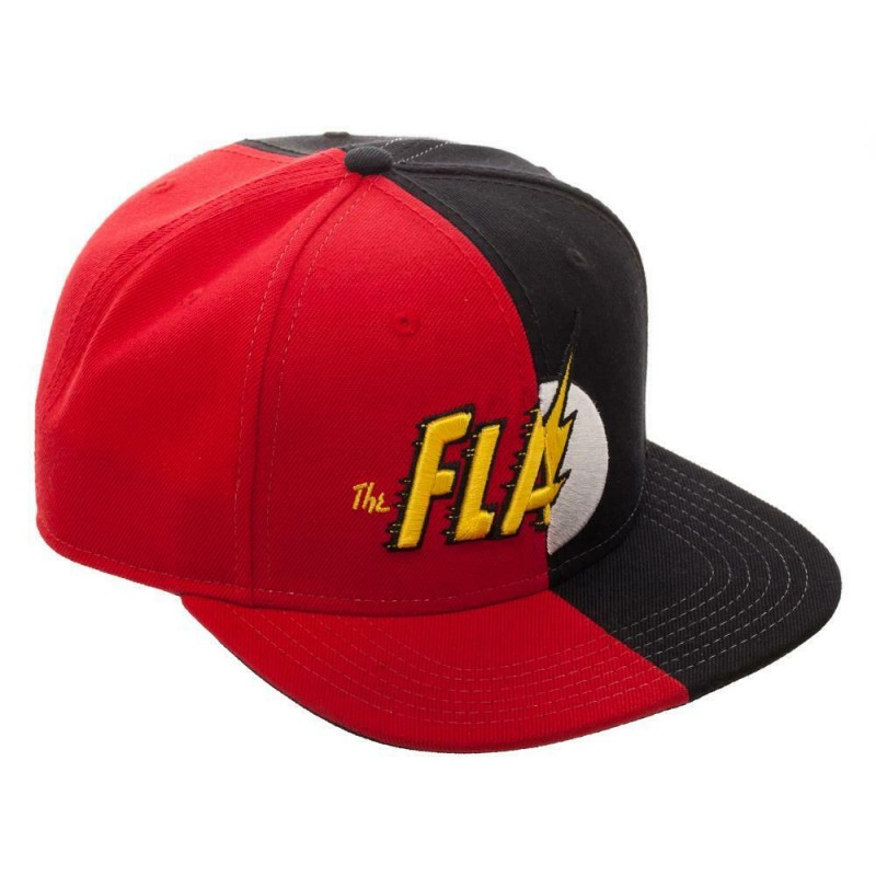 The Flash Two Face Cap | DC Flash Snapback Caps Kappen Mützen Basecaps Hats
