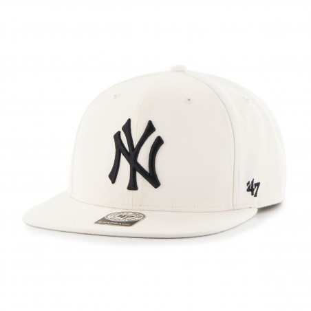 New York Yankees Cap | No Shot Natural/Schwarz Cap | Original '47™ MLB YANKEES Captain Basecaps Snapbacks