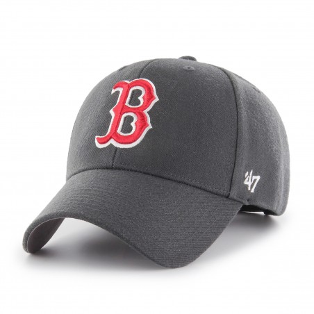 Boston Red Sox Cap | Grau/Rot/Weiß | Original '47™ MLB RED SOX Basecaps Snapbacks Mützen Hats