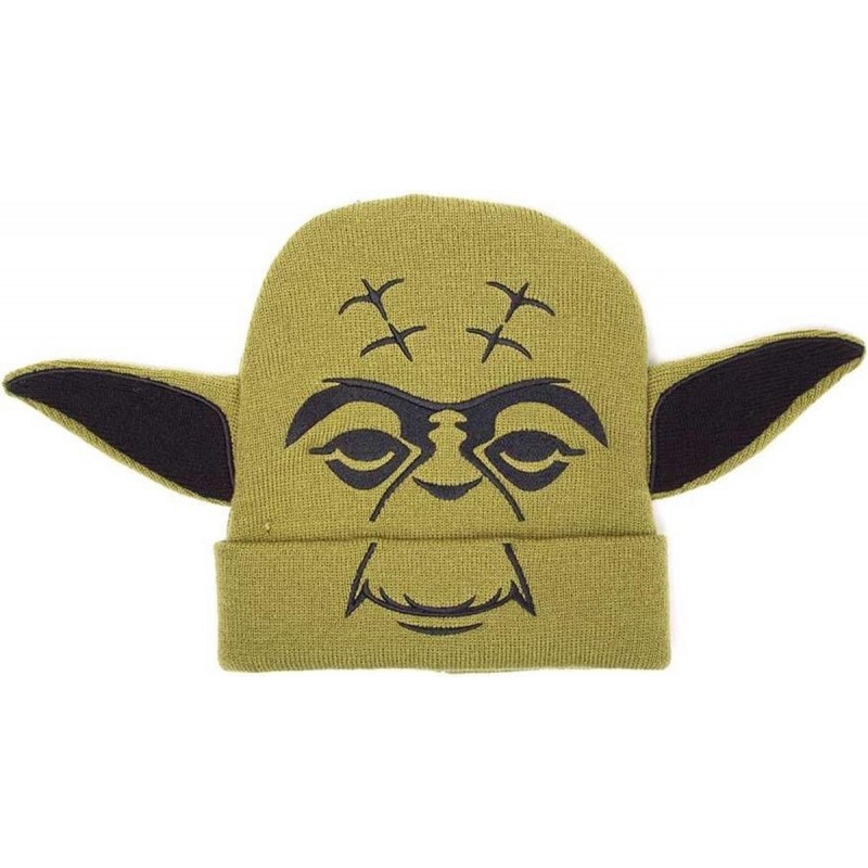 Yoda Roll-Up Beanie Mütze mit Ohren