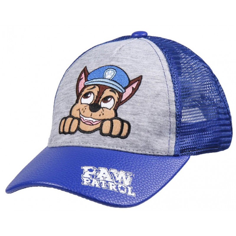 CHASE blau-graue PAW PATROL Kinder Baseball Trucker Cap ▷ NICKELODEON & SPIN MASTER