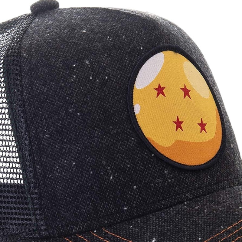 Schwarze FOUR STAR Dragon Ball Z Baseball Trucker Cap ▷ CAPSLAB