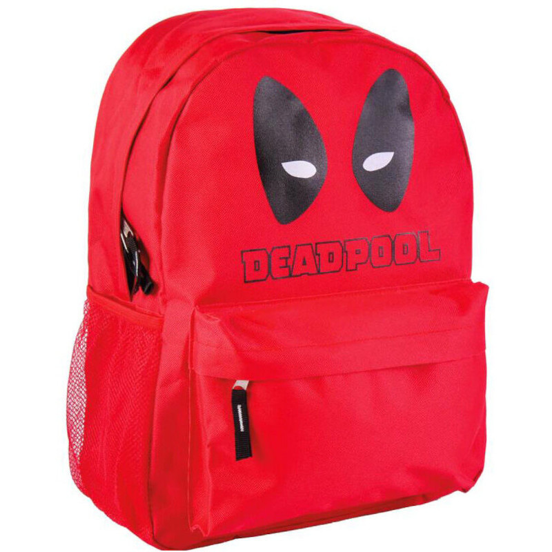 Rot-schwarze DEADPOOL Rucksack-Backpack ▷ MARVEL