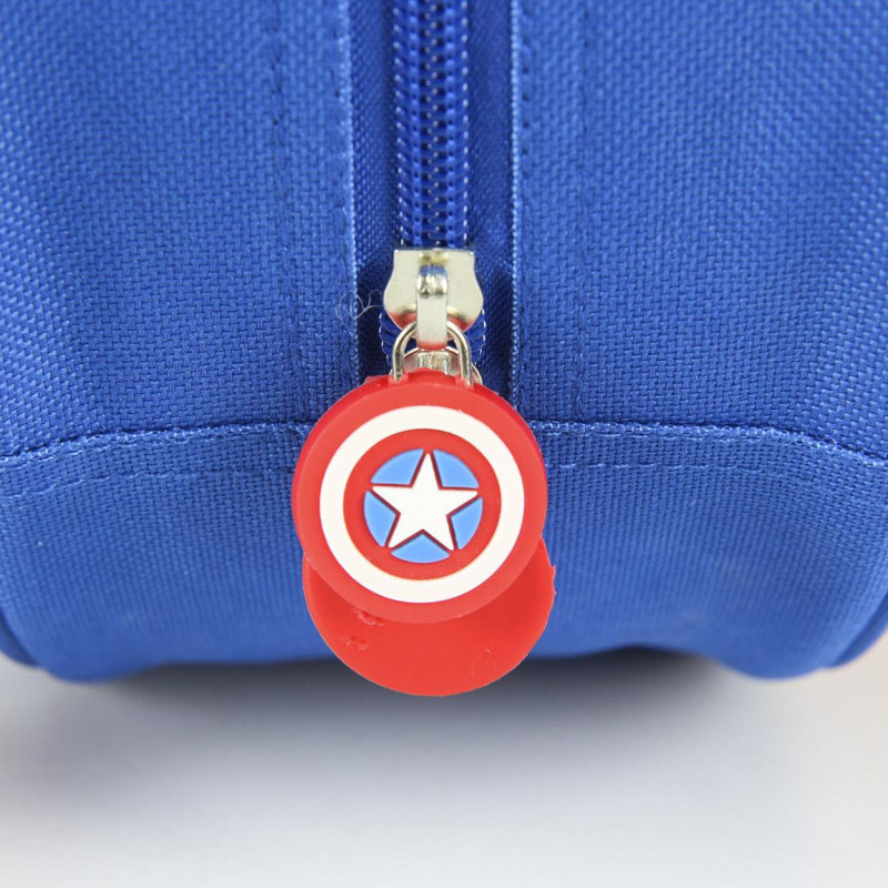 Blau-Rot-Weiße CAPTAIN AMERICA Runde Schild 3D Rucksack/Backpack | MARVEL: Captain America - Rucksack 31cm - Colle 3D Rucksack 4