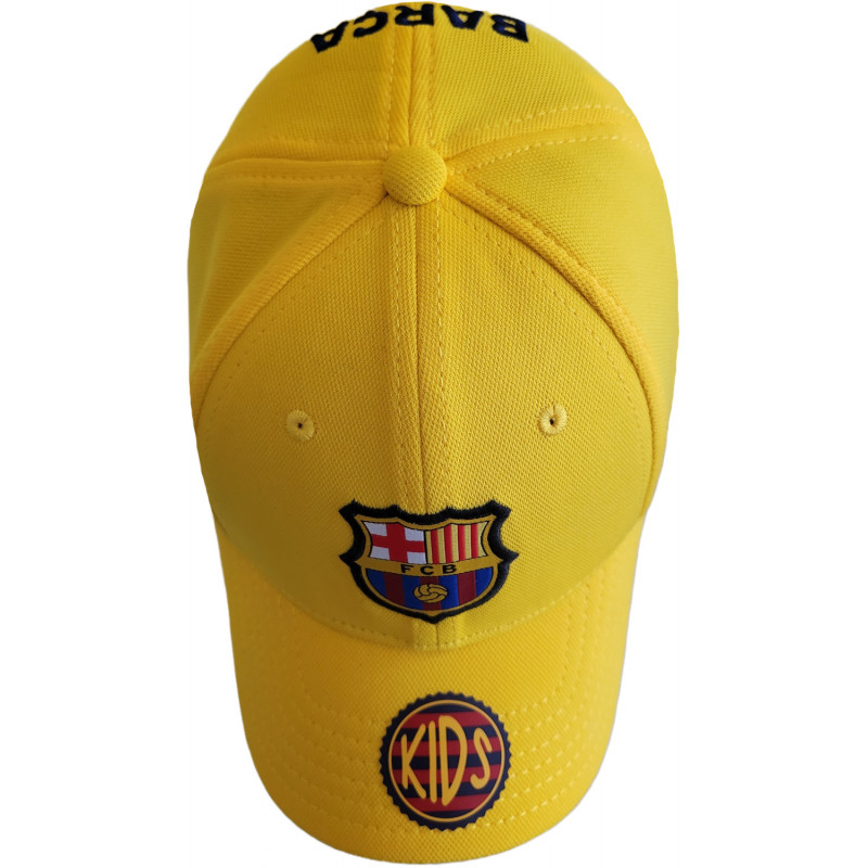 Krasse Gelbe F.C. Barcelona BARçA Kinder Baseball Cap ▷ FUTBOL CLUB BARCELONA