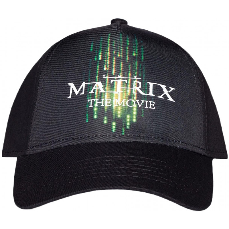 "THE MATRIX™ Baseball Cap mit 3D-Druck 0100110110 | MATRIX Caps und Kappen - Made in USA" - Matrix Kappe 1
