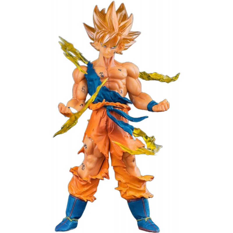 Krasse SUPER SAIYAN Goku Action Figurドラゴンボール Son Goku Sammler Figuren mit Standfuss ▷ DRAGON BALL Z