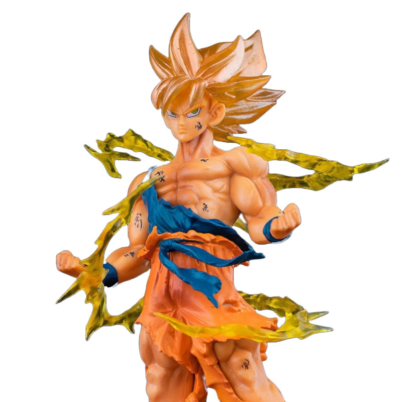 Krasse SUPER SAIYAN Goku Action Figurドラゴンボール Son Goku Sammler Figuren mit Standfuss ▷ DRAGON BALL Z