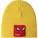 Coole gelbe SPIDER-MAN “Avengers: Endgame” Roll-Up Beanie Mütze mit 3D Logo ▷ MARVEL