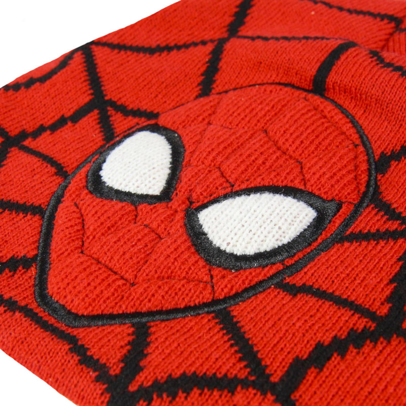 Mega rote SPIDER-MAN “Avengers Endgame” Beanie Mütze mit Applikation ▷ MARVEL