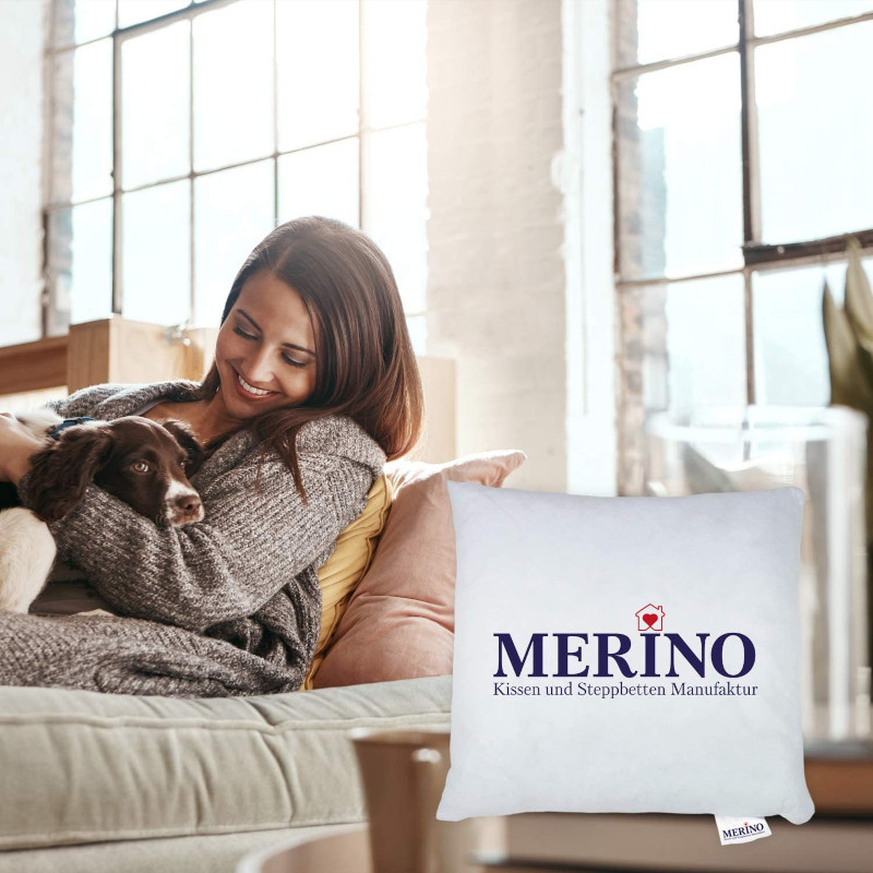 MARIO & YOSHI Dekokissen mit MERINO® Qualitäts-Füllung und Reißverschluss ▷ SUPER MARIO