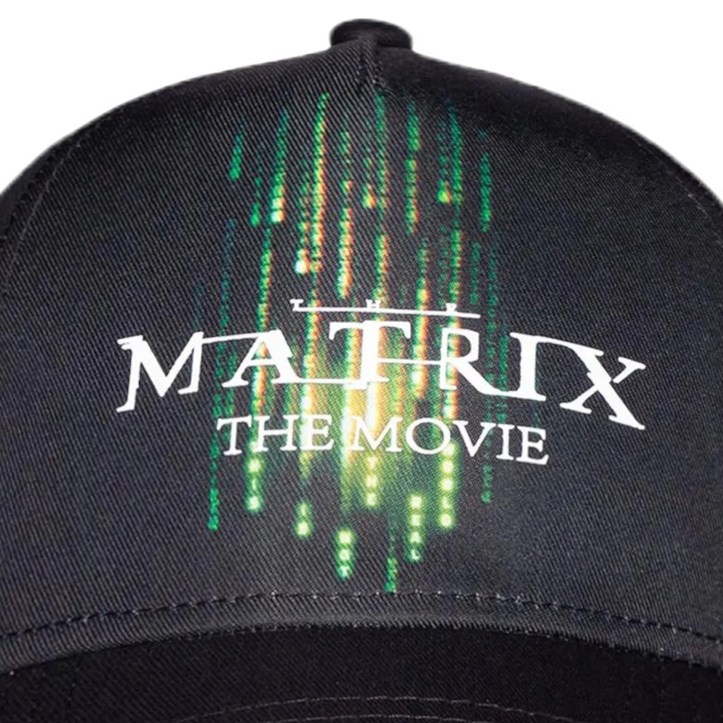 THE MATRIX™ Baseball Cap mit 3D-Druck 0100110110  MATRIX Caps und Kappen - Made in USA - Matrix Kappe 11