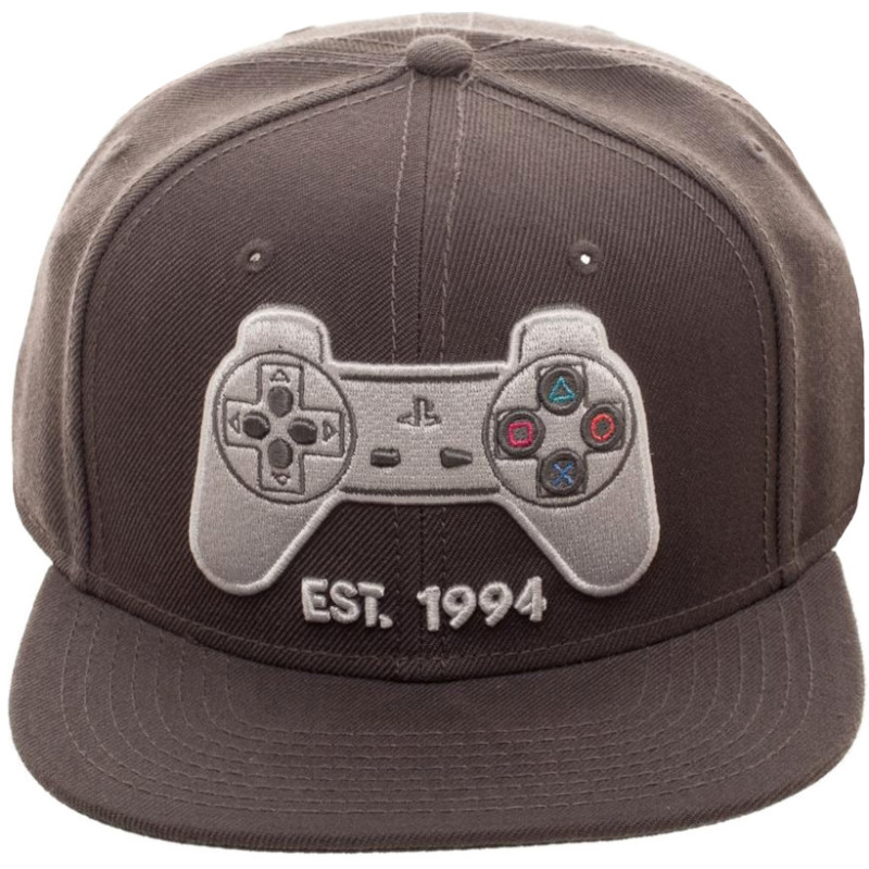 "PS1 PLAYSTATION™ Snapback Cap | Classic Playstation Controller Caps & Kappen - Made in USA"
