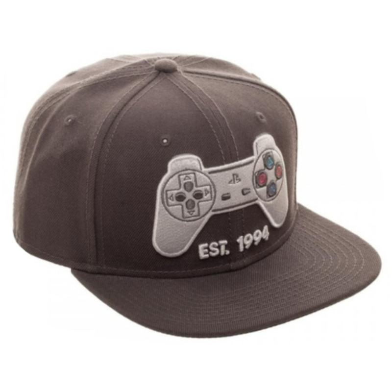 "PS1 PLAYSTATION™ Snapback Cap | Classic Playstation Controller Caps & Kappen - Made in USA"