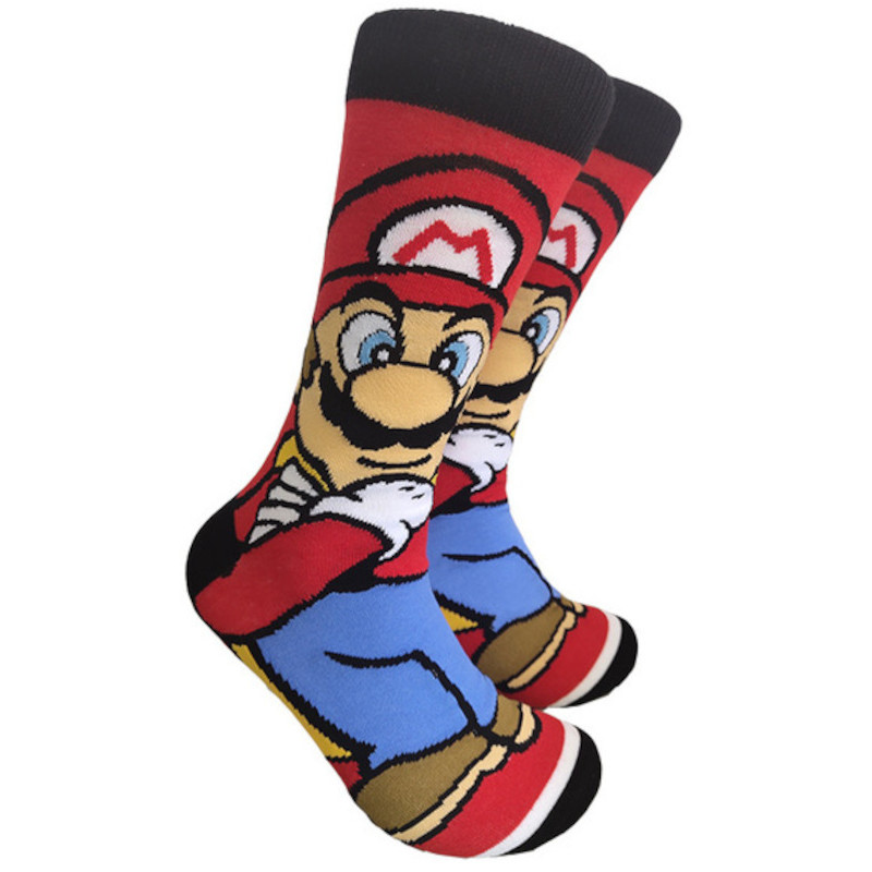 ðŸš€ "MARIO" Motiv Socken - Super Mario Bros. Lustige Socken in 3/4-LÃ¤nge mit Mario Motiv
