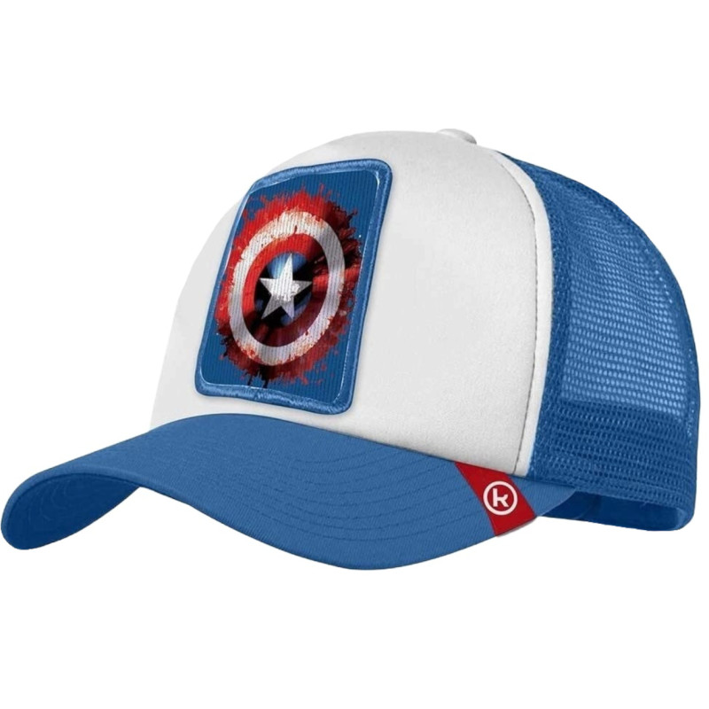 ðŸš€ "CAPTAIN AMERICA" Trucker Caps & Kappen - Marvel Comics Studios Trucker Kappe mit Captain America Motiv Patch