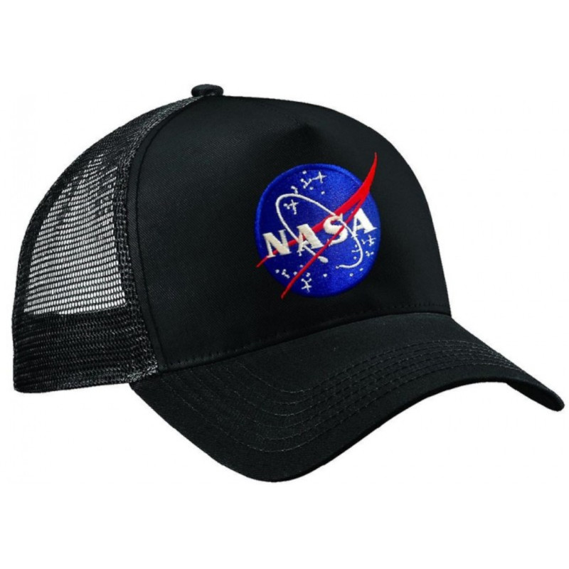 ðŸš€ "NASA" Trucker Caps & Kappen - Nasa Space Center Houston Trucker Cap mit NASA Patch Logo
