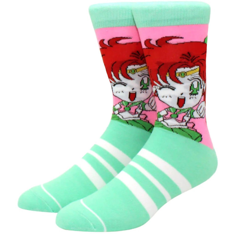 Sailor Moon 5 Paar Crew Socken – Chibi Scouts Manga-Design 37–46